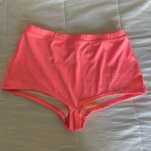 Solid & Striped high waist cheekster size L coral
